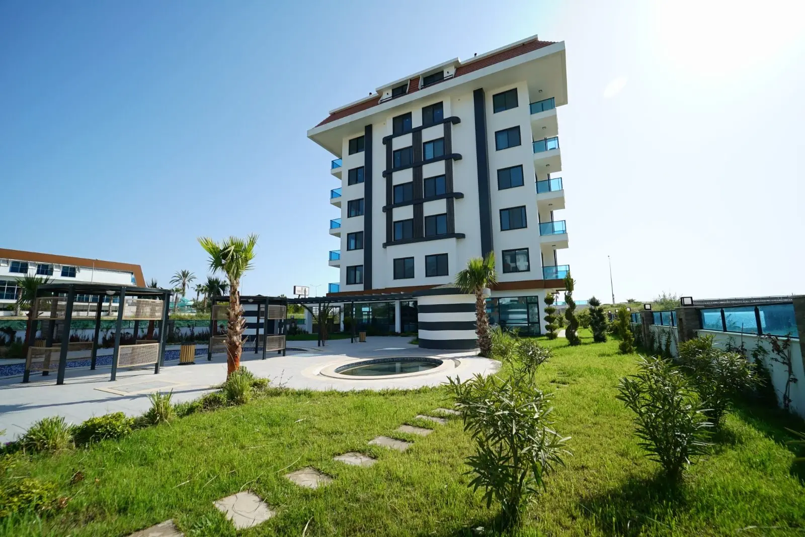 1+1 FULLY FURNISHED APARTMENT WITH SEA VIEW IN KESTEL ALANYA