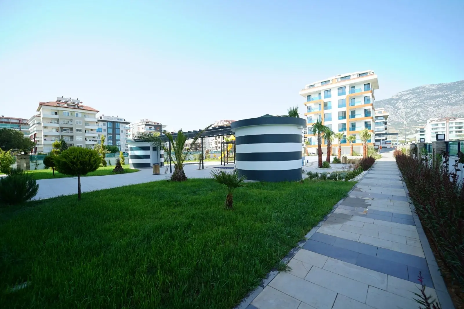1+1 FULLY FURNISHED APARTMENT WITH SEA VIEW IN KESTEL ALANYA