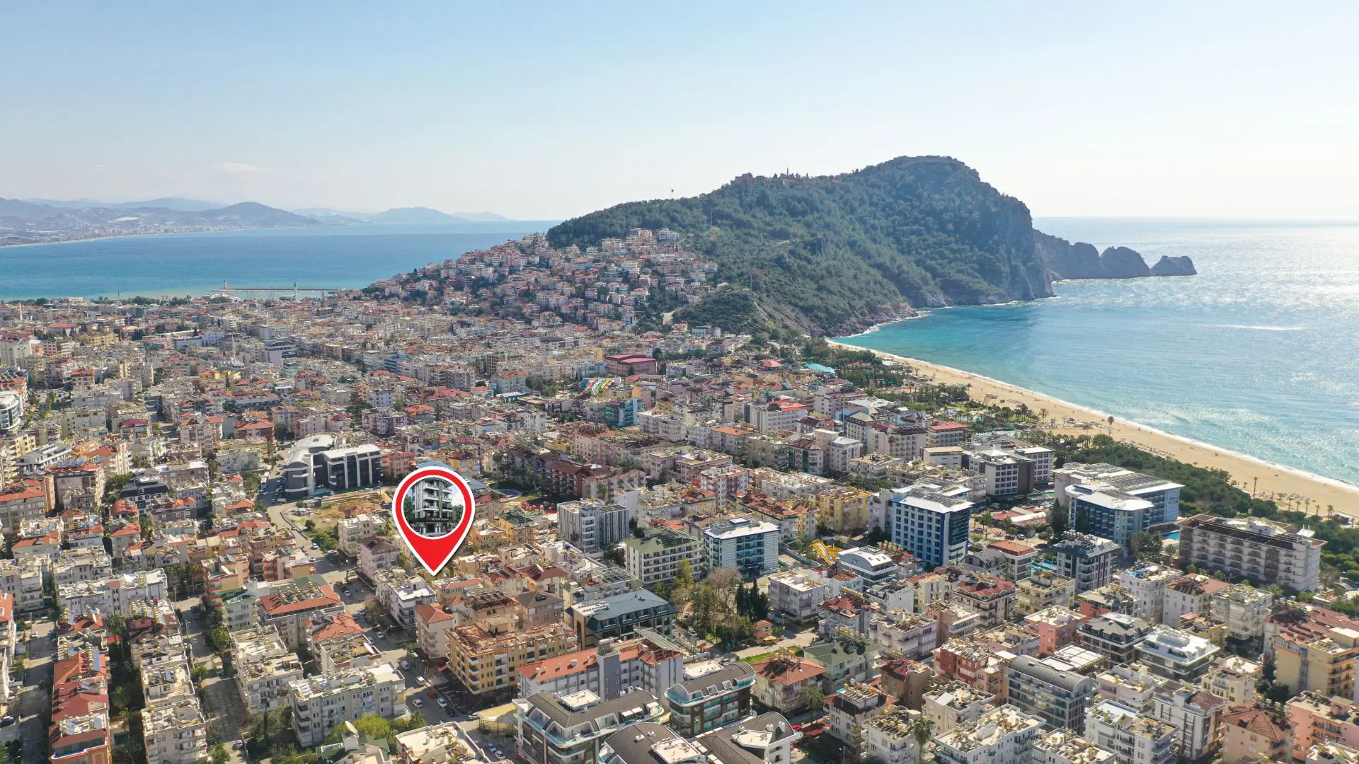 1+1 FLAT FROM THE NEW BOUTIQUE HOUSING PROJECT IN THE CENTER OF ALANYA