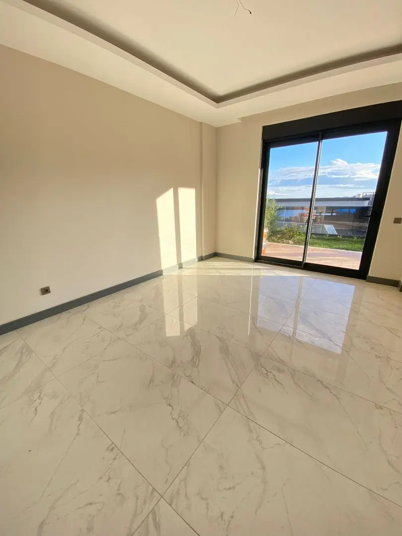 4+1 GARDEN DUPLEX IN ALANYA BEKTAŞ WITH SEA AND CASTLE VIEW