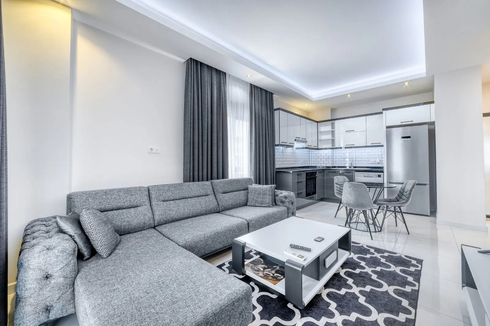 NEW AND FURNISHED APARTMENT 1+1 IN ALANYA, OBA