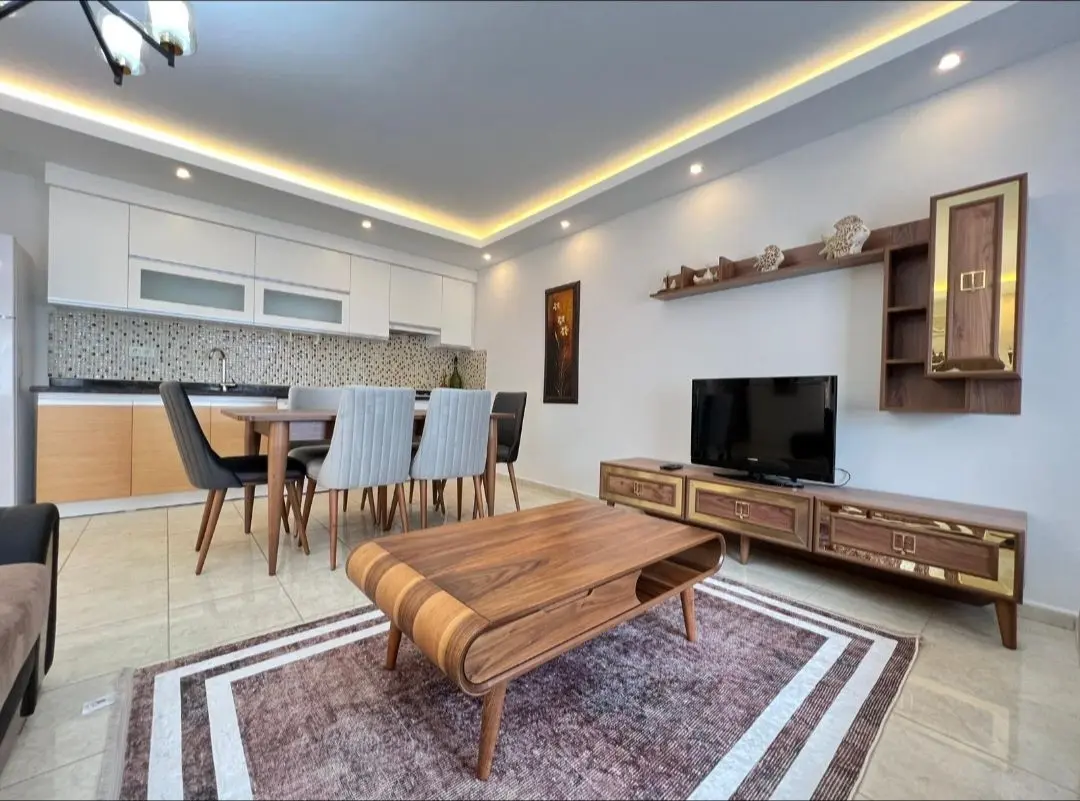 1+1 FURNISHED APARTMENT IN MAHMUTLAR ONLY 100M TO THE SEA