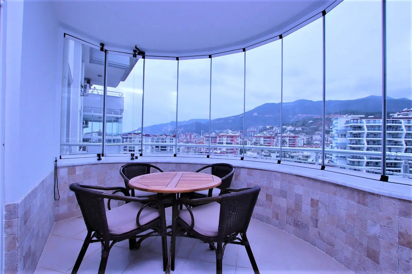 2+1 FLAT WITH SEA AND CASTLE VIEW IN CİKCİLLİ