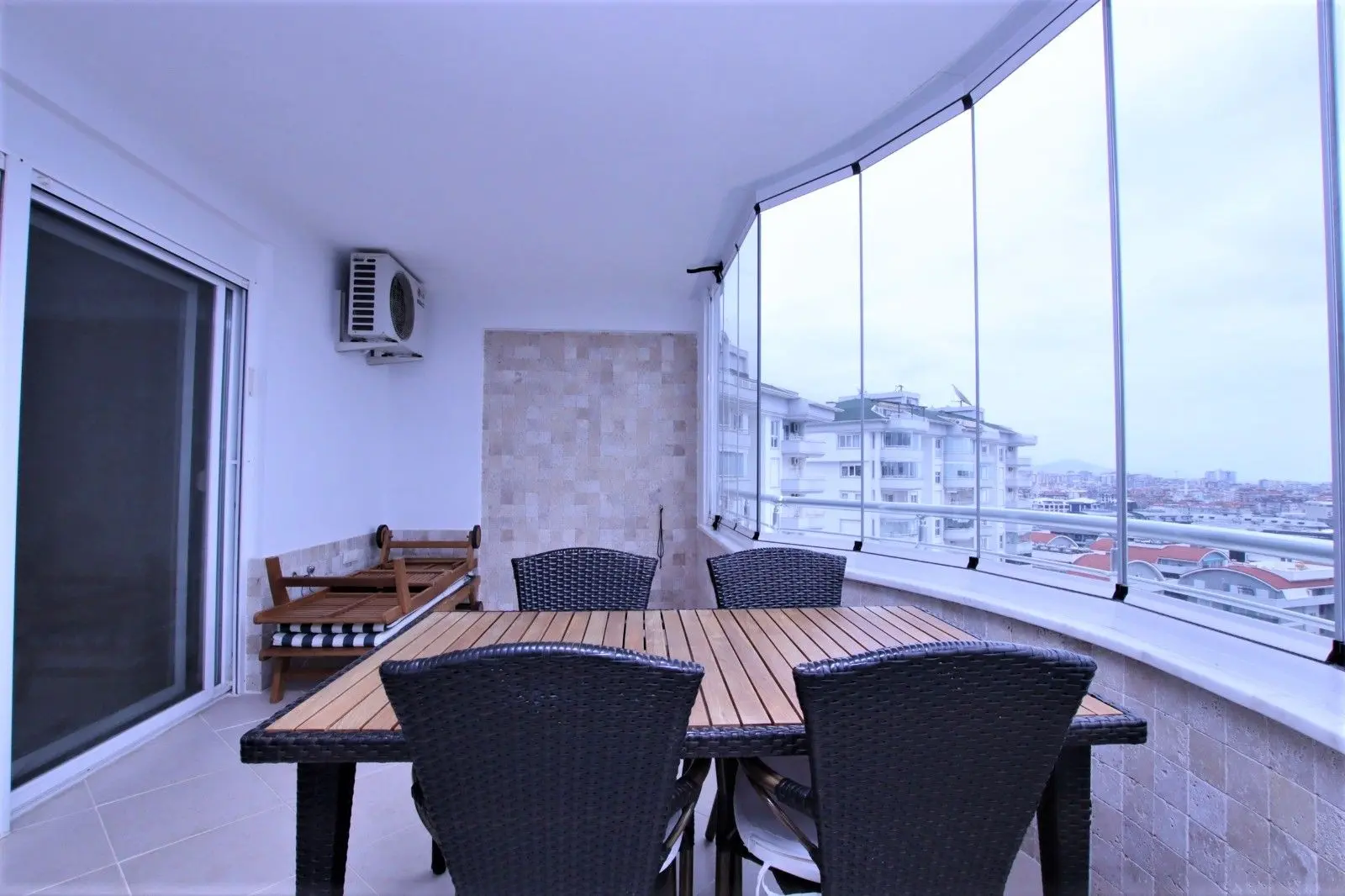 2+1 FLAT WITH SEA AND CASTLE VIEW IN CİKCİLLİ
