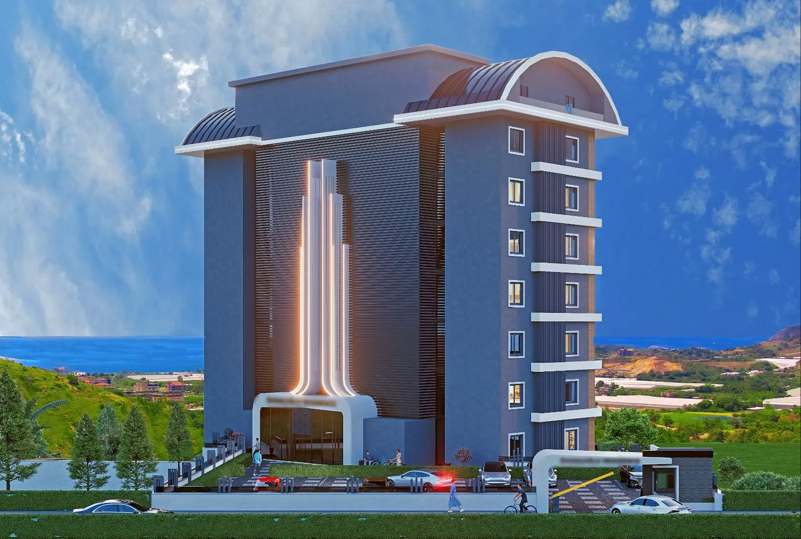 FULL ACTIVITY NEW PROJECT WITH SEA VIEW IN DEMİRTAŞ REGION