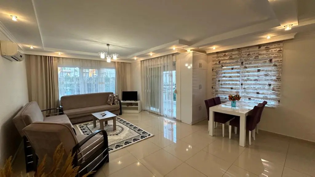 1+1 FURNISHED FLAT IN KESTEL LUXURIOUS COMPLEX