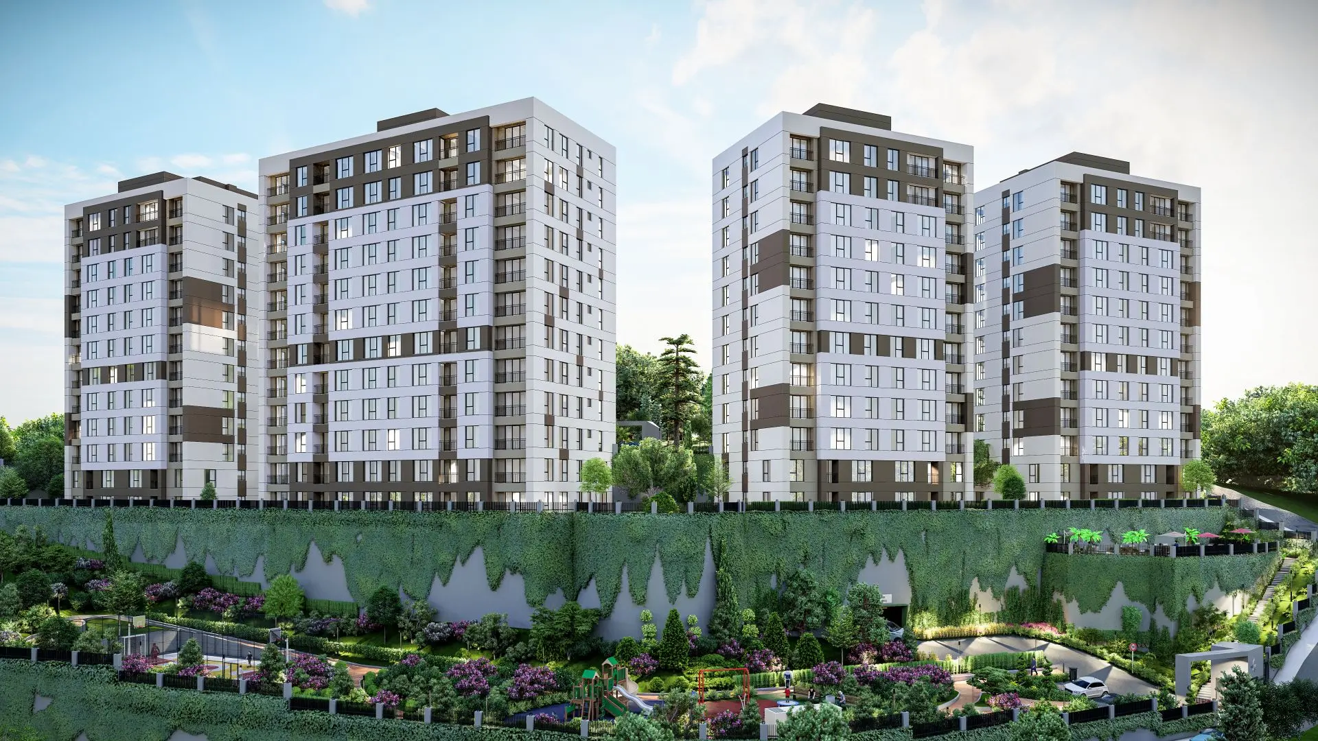 FLATS IN ISTANBUL KARTAL CLOSE TO ACCESS LOCATIONS FROM 1+1 TO 3+1