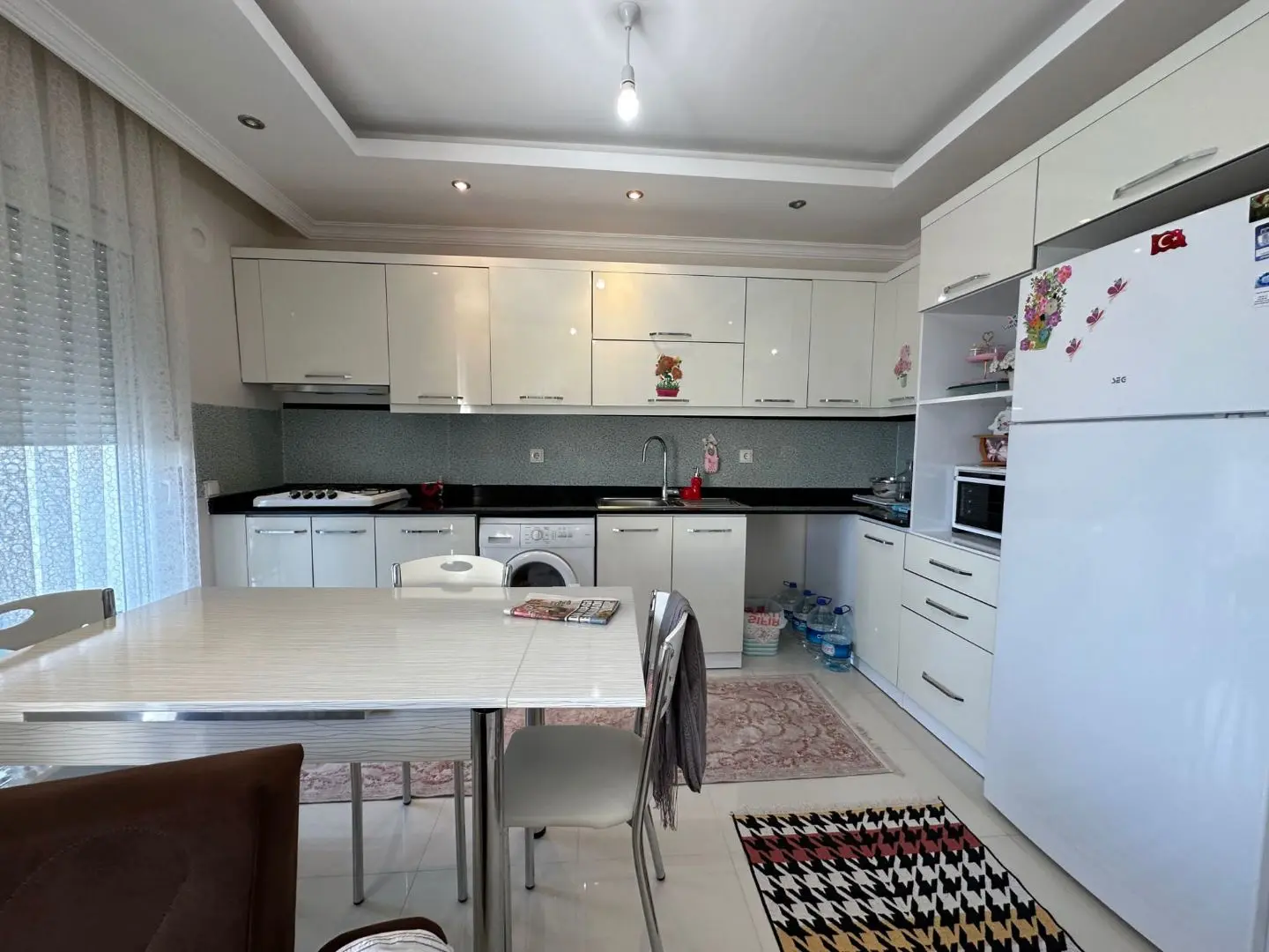 2+1 FURNISHED FLAT WITH SEA VIEW IN KESTEL