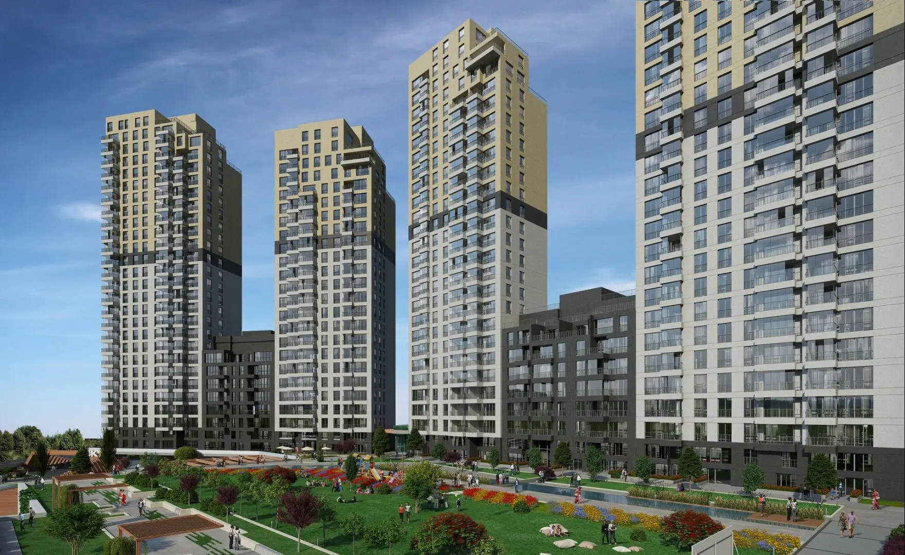 ISTANBUL KARTAL FLATS WITH ISLAND VIEW