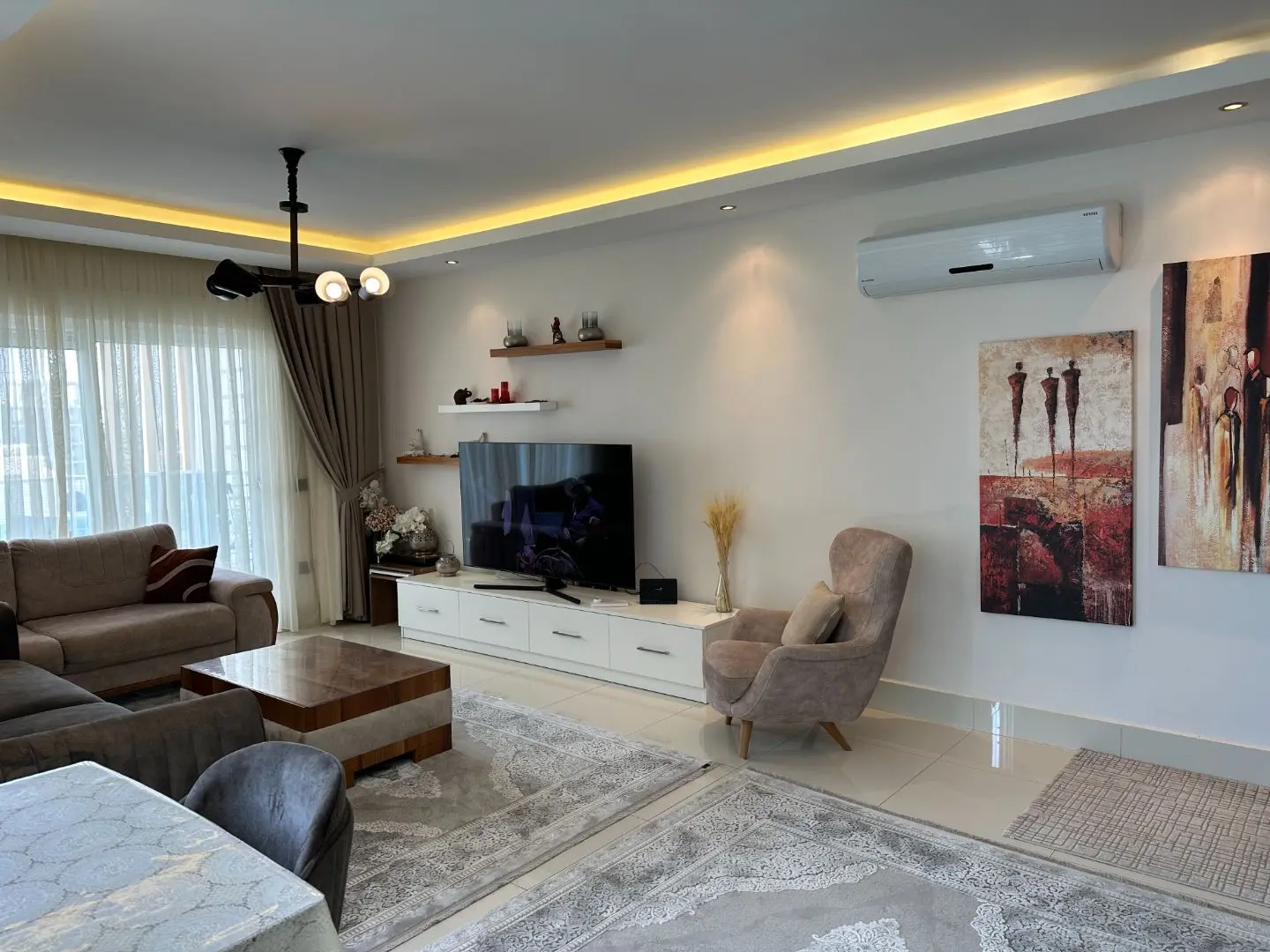 2+1 FURNISHED FLAT IN TOSMUR LUXURIOUS COMPLEX