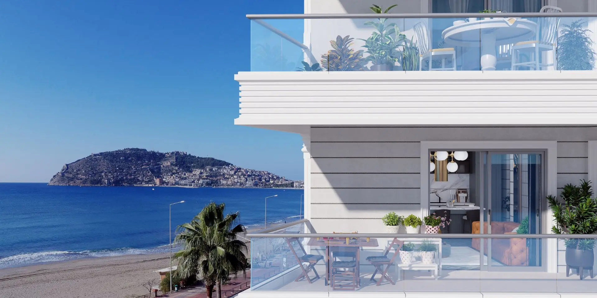NEW LUXURIOUS PROJECT FACING THE SEA IN ALANYA