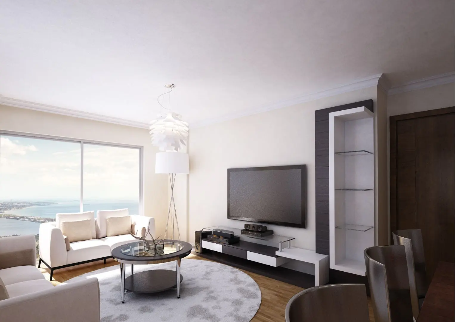 FLATS WITH SEA-RIVER AND CITY VIEWS IN ISTANBUL